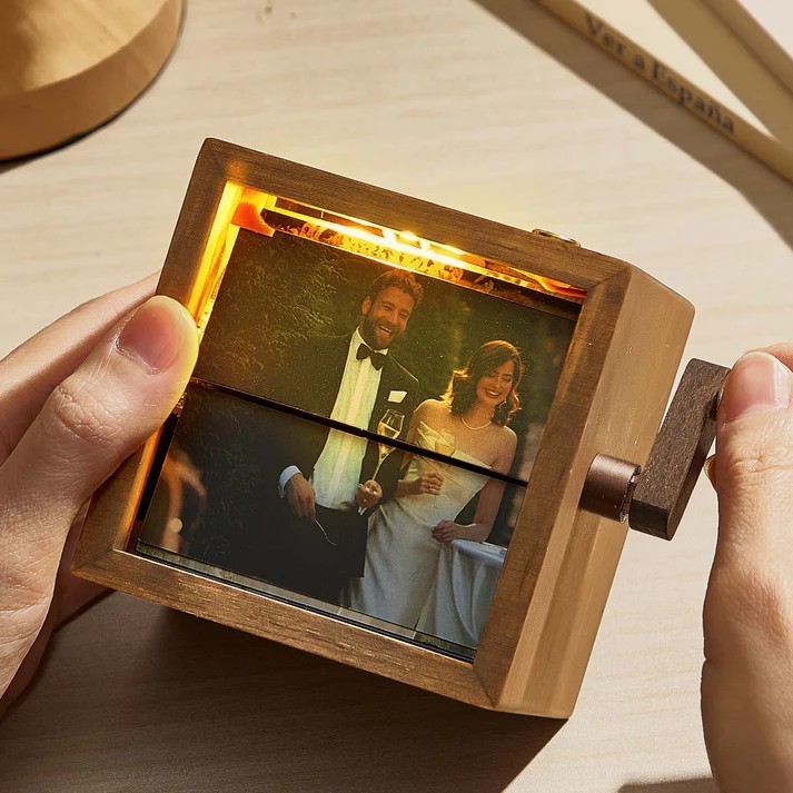 Personalized Photo Flipbook Animation Stand Christmas Gift For Couple