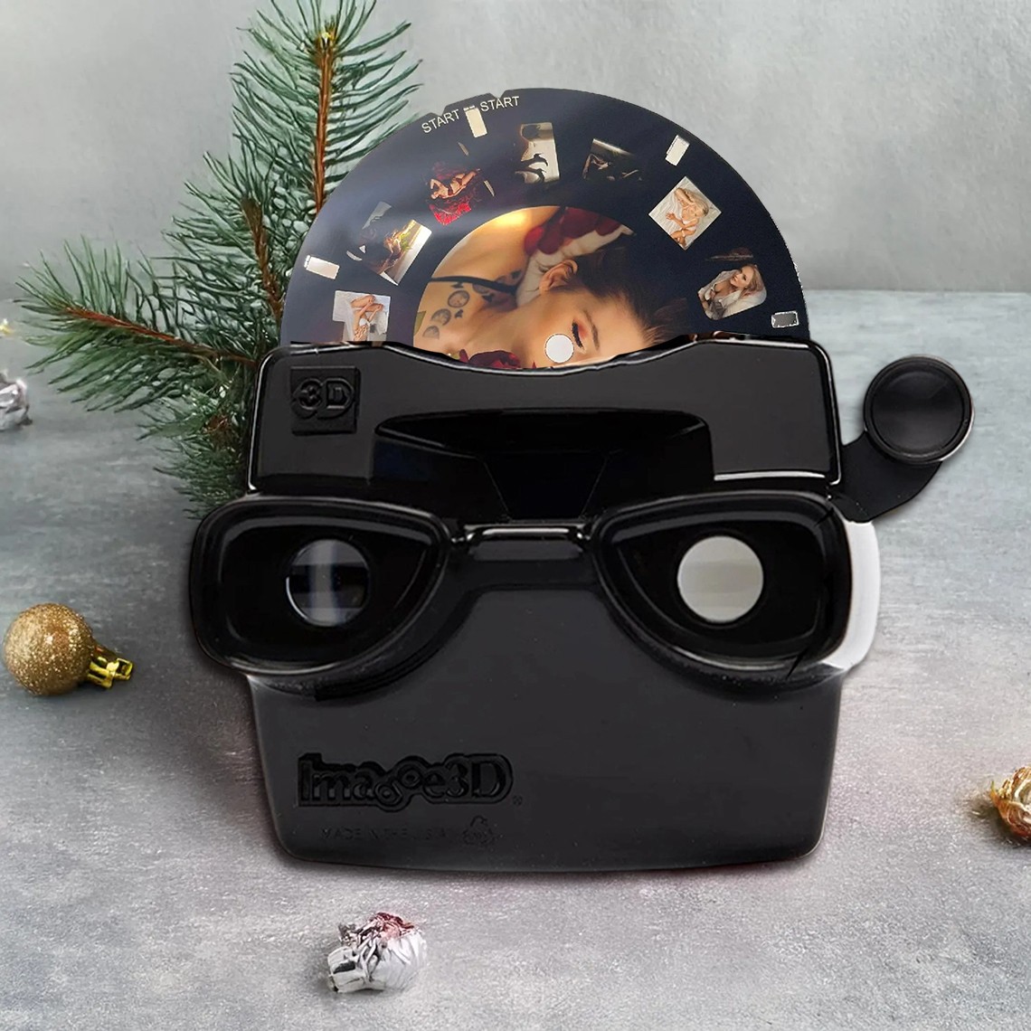 Custom Photo Reel Couples Boudoir Retro Keepsake Christmas Gift