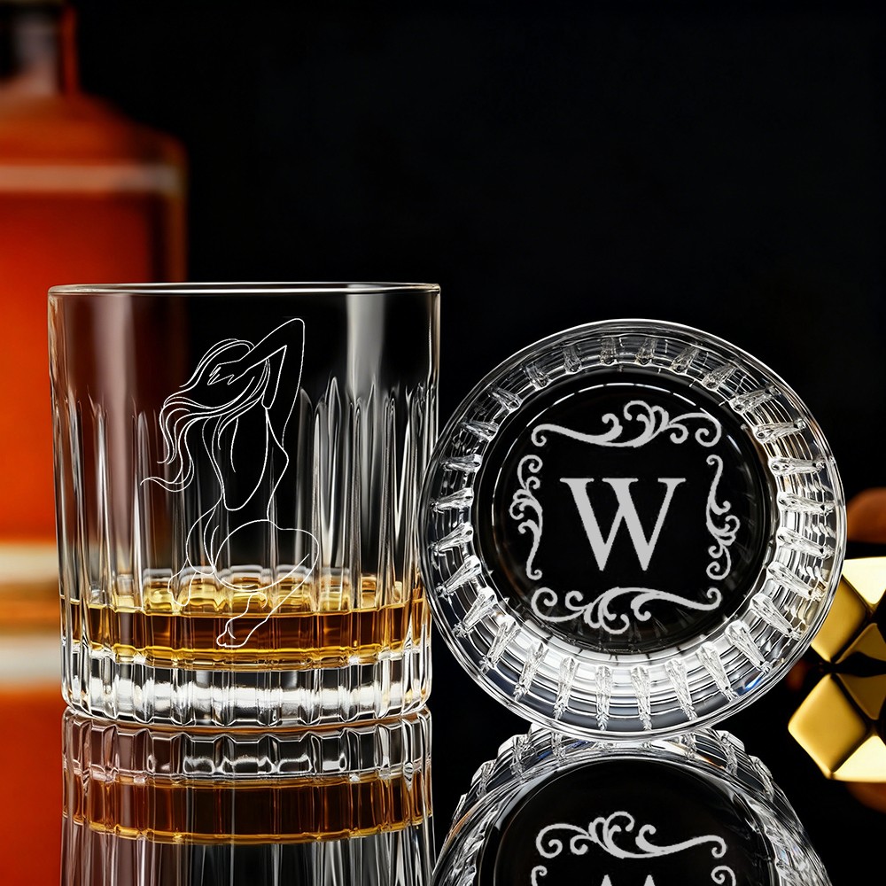 Personalized Spicy Photo Whiskey Glass Best Gift For Couple