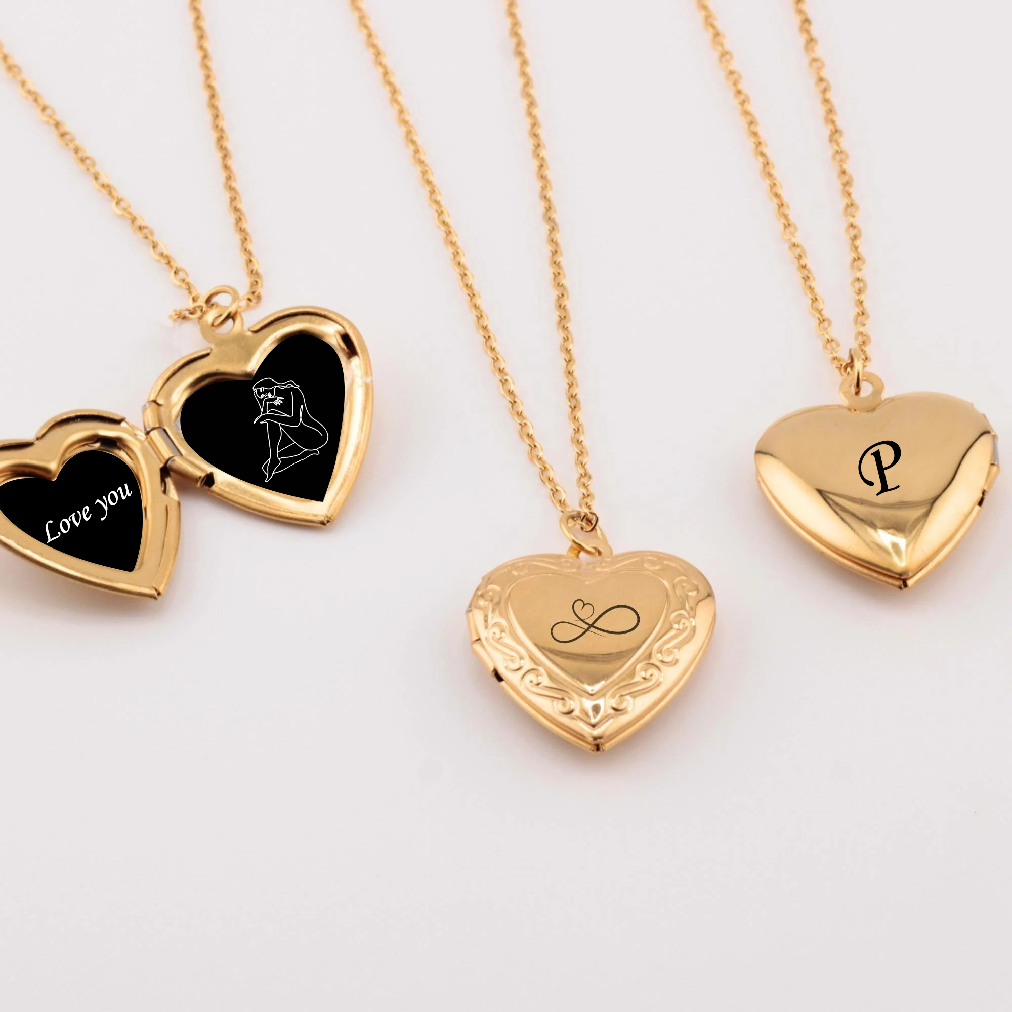 Personalized Heart Locket Necklace with Your Spicy Photo for Her