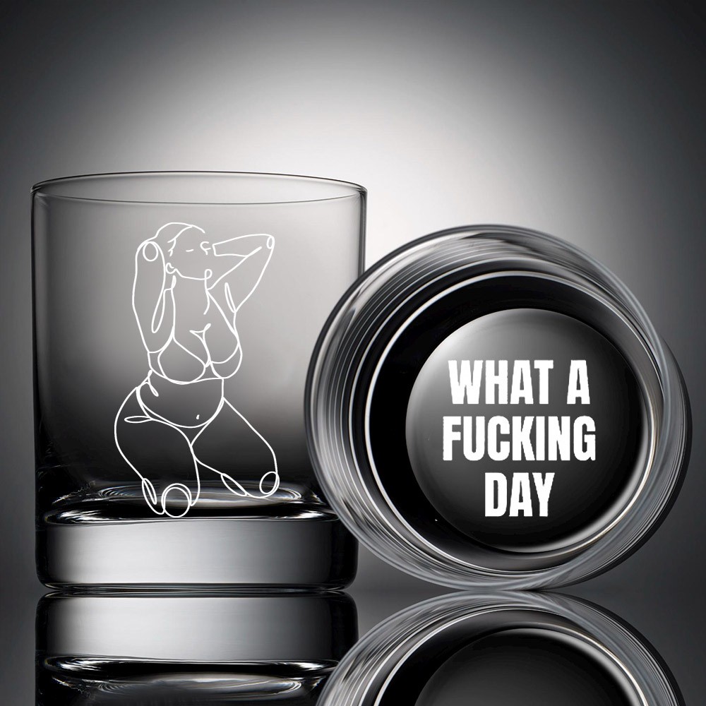 Personalized Handwriting Whiskey Glass With Spicy Photo Best Gift For Couple