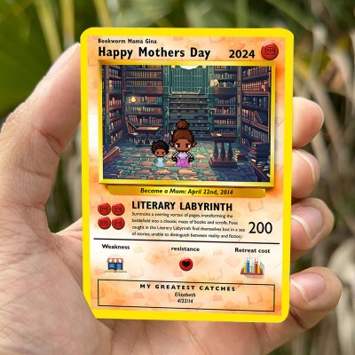 Build Your Own Mother's Day Metal Card Mother's Day Gift