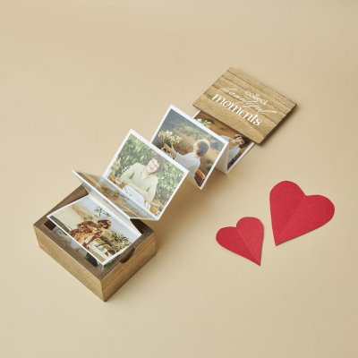 Personalized Pull Out Photo Box Birthday Valentine's Day Gift For Her/Him