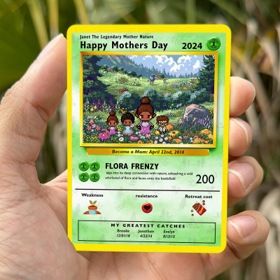 Build Your Own Mother's Day Metal Card Mother's Day Gift