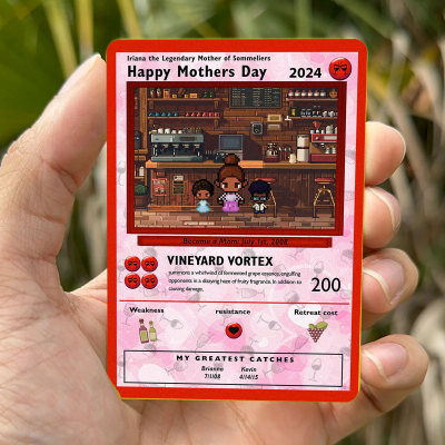 Build Your Own Mother's Day Metal Card Mother's Day Gift