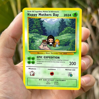 Build Your Own Mother's Day Metal Card Mother's Day Gift