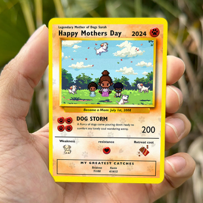 Build Your Own Mother's Day Metal Card Mother's Day Gift