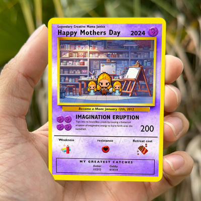 Build Your Own Mother's Day Metal Card Mother's Day Gift
