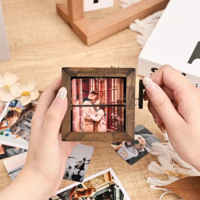 Personalized Photo Flipbook Animation Stand Gift For Christmas
