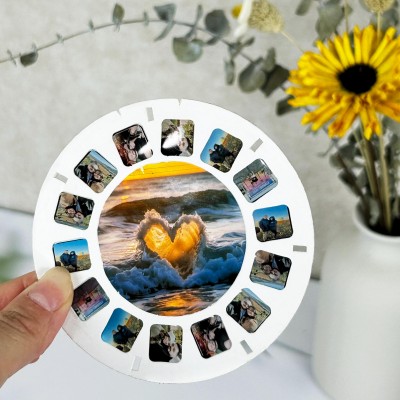 Custom Photo Reel Couples Boudoir Retro Keepsake Christmas Gift